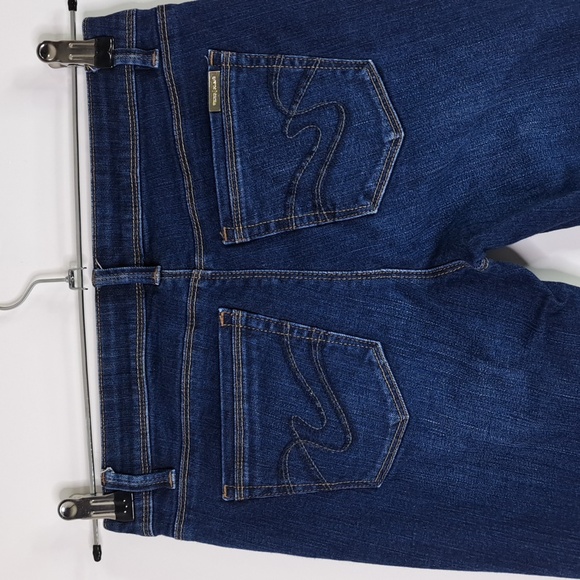 White House Black Market Boot Leg Mid-Rise Blue Jeans Size 0S - Picture 6 of 17